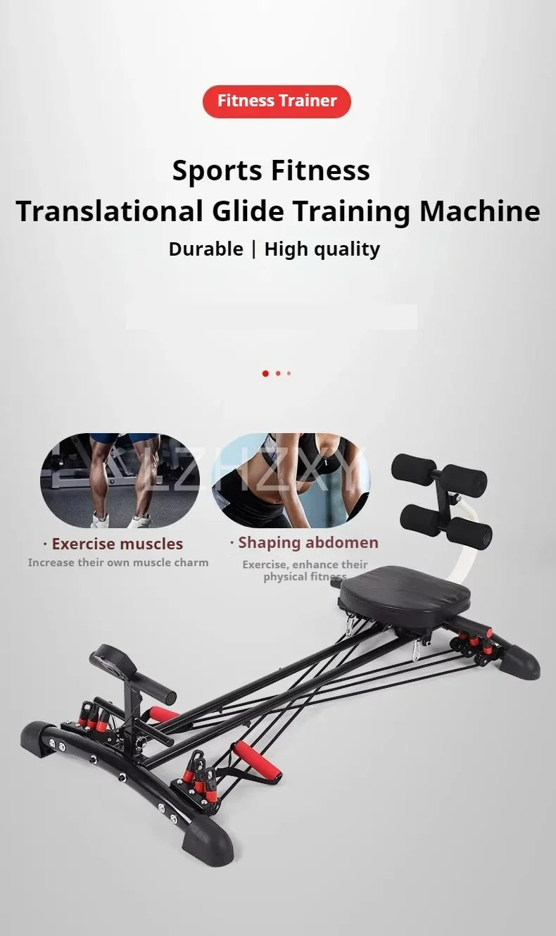 Multi-functional rowing machine sit-up abdominal wheel full-body weight loss and fitness equipment rowing fitness equipment