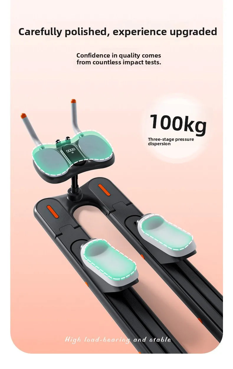 Silent Crawling Machine for Waist Slim, Home Indoor Core Ab Workout Trainer, Multi-Functional Crocodile SitUps Fitness Equipment