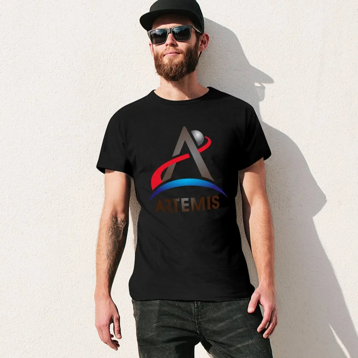 Artemis program T-Shirt anime korean fashion sublime clothing for men