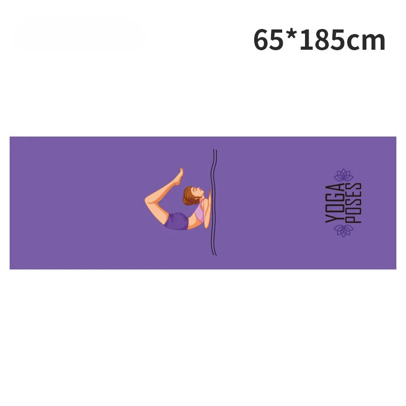 Yoga Studio Portable Printed Yoga Towel Custom Non-slip Environmental Protection Digital Printed Yoga Towel Yoga mat Towel