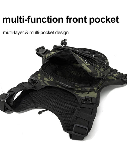 Running Chest Pack Hydration Vest For Cycling Hiking Bicycle Race Marathon Bag Men Women Sports Tactical Pouch Camping Backpack