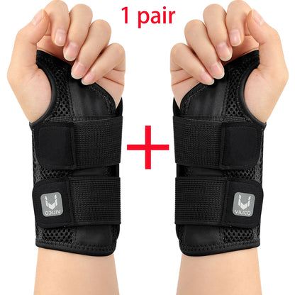 Finger Joint Pain Tendon Sheath Adjustable Dual Strap Wrist Guard with Thin Design Thumb Strain Protection Strap Wrist Guard