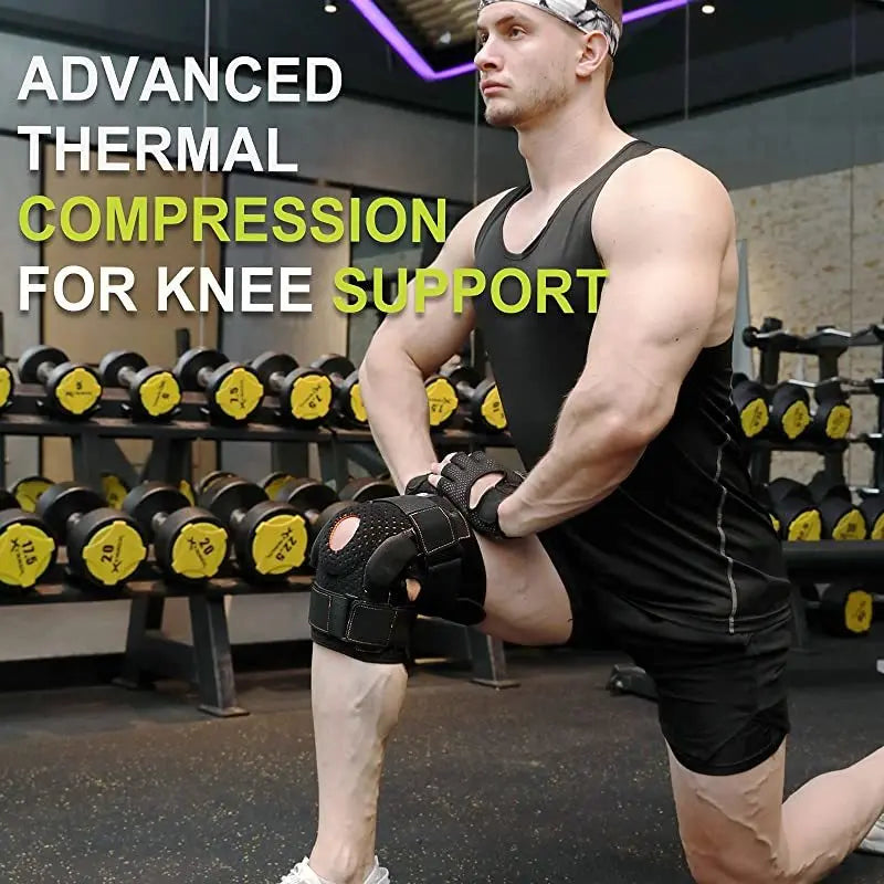 1PCS Knee Pad Brace with Side Stabilizers Knee Support Sport Kneepad Patellar Tendon Joint Pain Relief Meniscus Tears Tendinitis