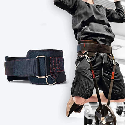 Fitness Adjustable EVA Pull-Up Dip Belt Barbell Dumbbell Weighlifting Belts Gym Squat Powerlifting Belt Back Brace