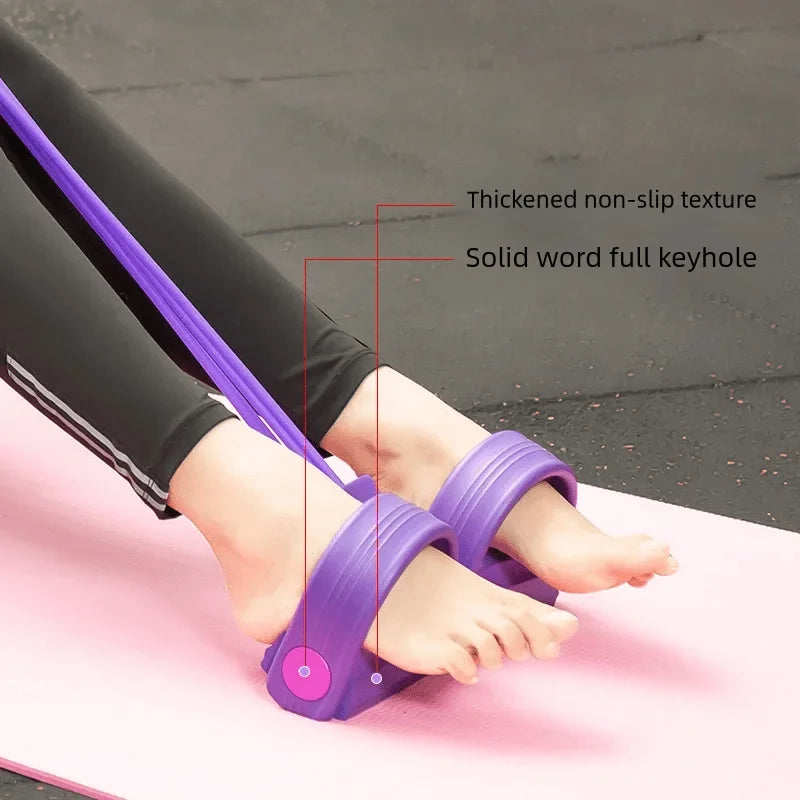 Home Gym Resistance Band Set, Abdominal Exercise Equipment, Rowing Machine Accessories, Enhance Strength and Flexibility!