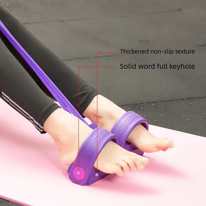 Home Gym Resistance Band Set, Abdominal Exercise Equipment, Rowing Machine Accessories, Enhance Strength and Flexibility!