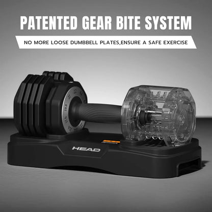 22/33 lbs Pair/Single Adjustable Dumbbells Set,Premium Quick Adjust, 10 in 1 Adjustable Dumbbell Set for Men and, Custom