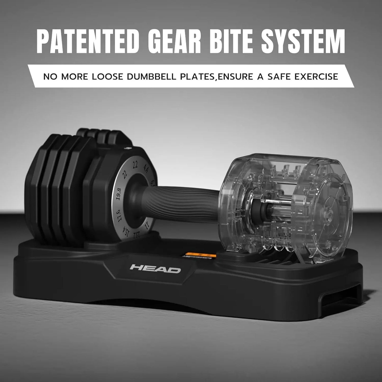 22/33 lbs Pair/Single Adjustable Dumbbells Set,Premium Quick Adjust, 10 in 1 Adjustable Dumbbell Set for Men and, Custom