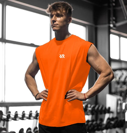 Men's Sleeveless Sports Shirt, Gym Fitness, Running, Quick Drying Vest, Breathable, Loose, Training, Summer Men's Wear