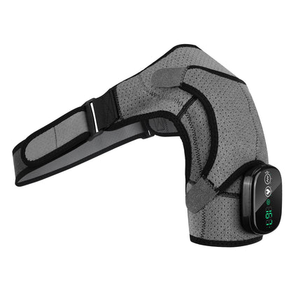 Heated Massage Shoulder Wrap Cape Touch Screen 6-Level Heat 45-70°C 3 Vibration Modes 5000mAh Muscle Fatigue Relief Unisex