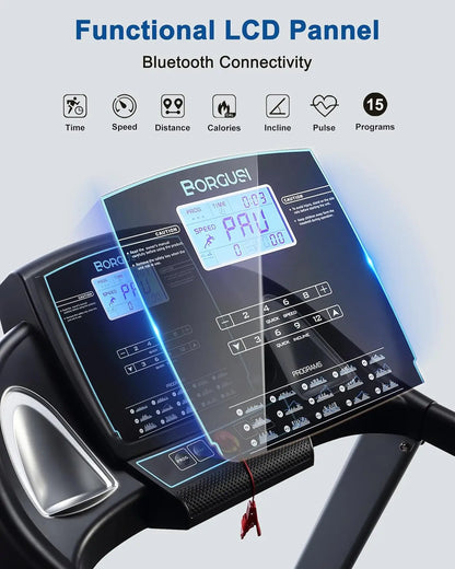 Foldable Treadmill,Auto Incline & Heavy Duty & Wide Belt,Home Workout, Custom
