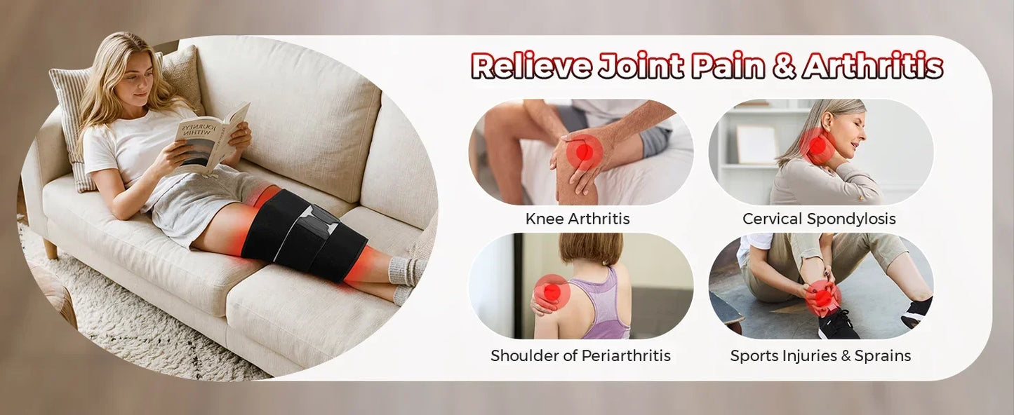 Updated Red Light Therapy Pad 242 LEDs 660&850 nm Infrared Light For Waist Back Shoulder Muscle Pain Relief Relax Body Device