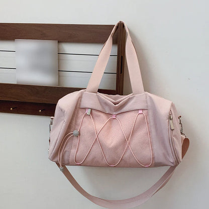 Large Women's Fitness Handbag Gym Sport Tote Bag Dry Wet Swimming Training Daypack With Shoe Pocket Travel Duffel Shoulder Bags