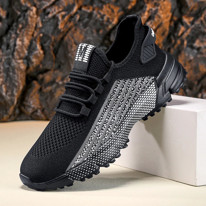 Men's Fitness Shoes Summer New Breathable Comfort Mesh Fitness Training Sports Shoes Street Trendy Fashion Road Running Shoes
