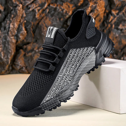 Men's Fitness Shoes Summer New Breathable Comfort Mesh Fitness Training Sports Shoes Street Trendy Fashion Road Running Shoes