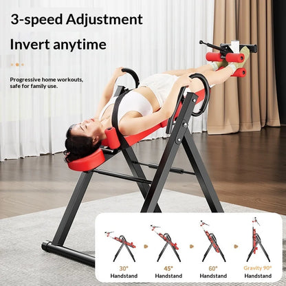 Home Inversion Table: Safe Stretching & Inversion, Body Hanging Device, Indoor Fitness Stretcher & Exerciser