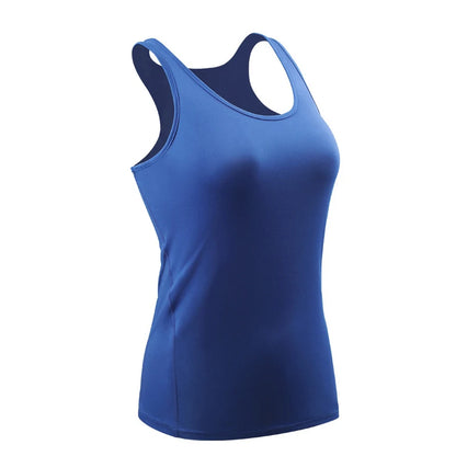 Women Fitness Top Workout Training Exercise Gym T Shirt Sport T-shirt Bodybuilding Yoga Running Backless Sleeveless Tee Vest J82