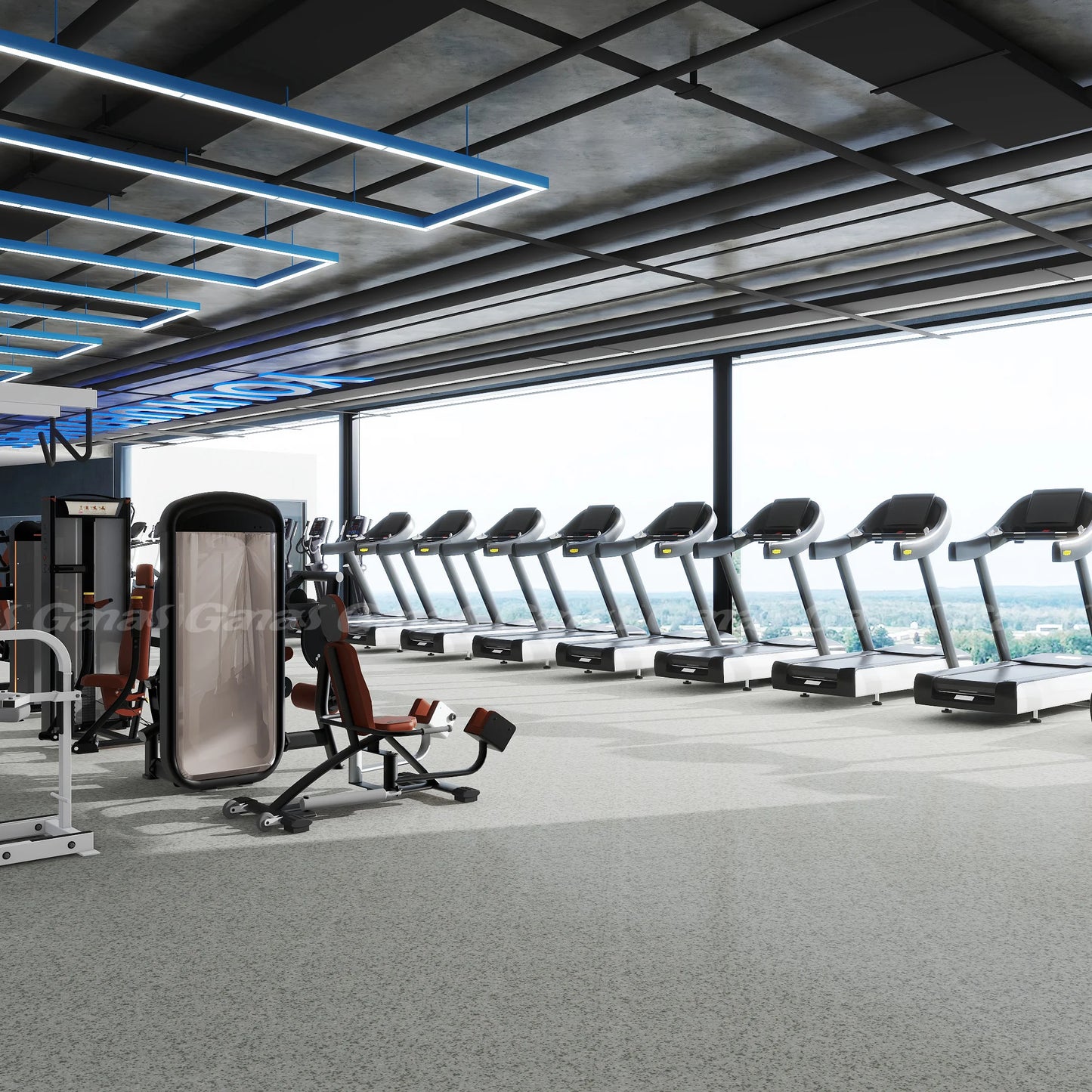 Gym Equipment Manufacturer Heavy Duty Commercial Gym Treadmill Universal Gym with Free Professional Design