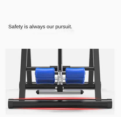 Heavy Duty Inversion Table with Headrest & Adjustable Protective Belt Back Stretcher Machine for Pain Relief Therapy