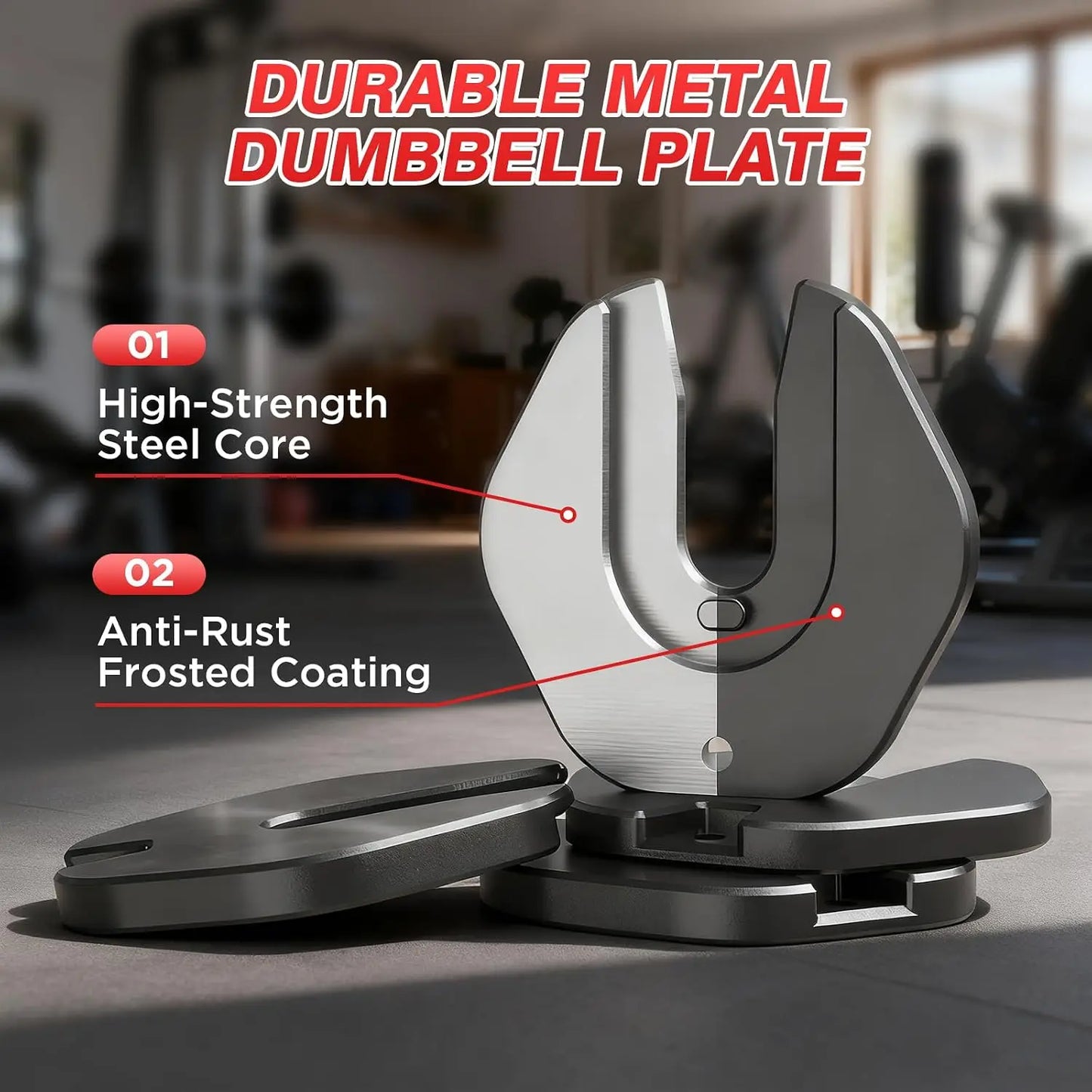 Adjustable Dumbbells Set for Home Gym, Custom