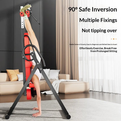 Home Inversion Table: Safe Stretching & Inversion, Body Hanging Device, Indoor Fitness Stretcher & Exerciser