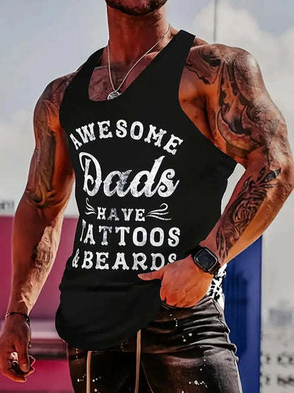 3D Skull Print Round Neck Summer Adult Men's Vest Clothing Basketball Sleeveless Outdoor Sports Gym Breathable Sleeveless Vest