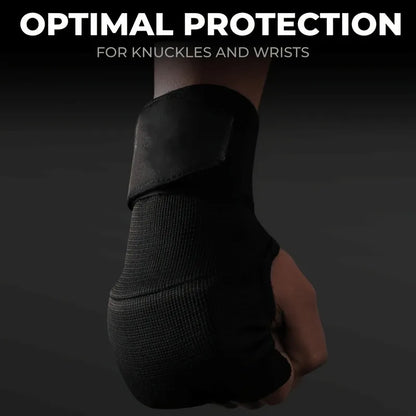 Mma Half-Finger Boxing Gloves Thickened Foam Padding Gym Sanda Muay Thai Fighting Training Hand Wrap Inner Gloves