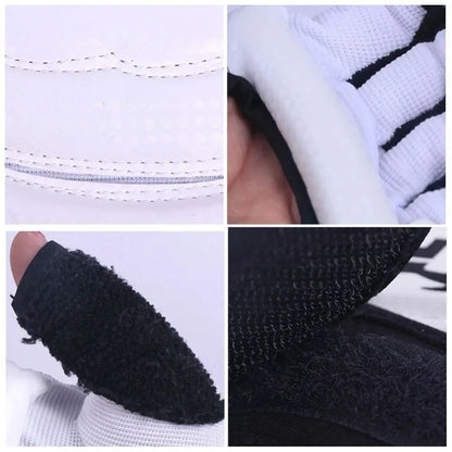 Half Finger Boxing Gloves PU Leather Foot Protector Taekwondo Gloves Karate Muay Thai Training Workout Gloves