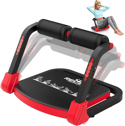 Relife Adjustable Core Training Machine Sit up Exercise Equipment Automatic Rebound Home Gym Foldable Portable Fitness Equipment