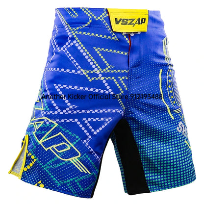 Vszap MMA BJJ Shorts Comprehensive Fighting Training Pants Men's Muay Thai No Gi Judo Jiu Jitsu Sports Boxing Grappling Shorts