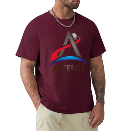 Artemis program T-Shirt anime korean fashion sublime clothing for men