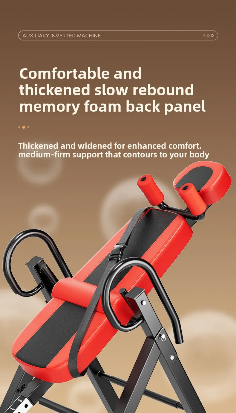 Home Inversion Table: Safe Stretching & Inversion, Body Hanging Device, Indoor Fitness Stretcher & Exerciser