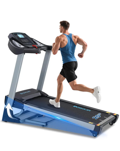 Foldable Treadmill,Auto Incline & Heavy Duty & Wide Belt,Home Workout, Custom