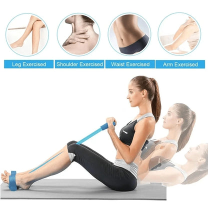 Home Gym Resistance Band Set, Abdominal Exercise Equipment, Rowing Machine Accessories, Enhance Strength and Flexibility!