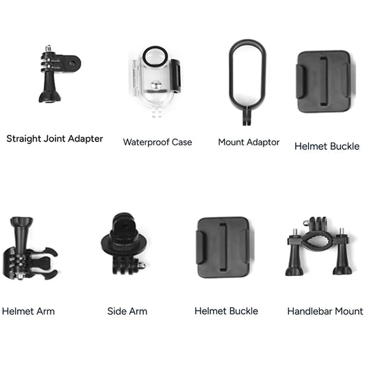 Accessories Kit for Action Camera of H88 Accessory Quick Release Buckle Tripod Mounts Sticker  Cycling Driving Helmet Waterproof