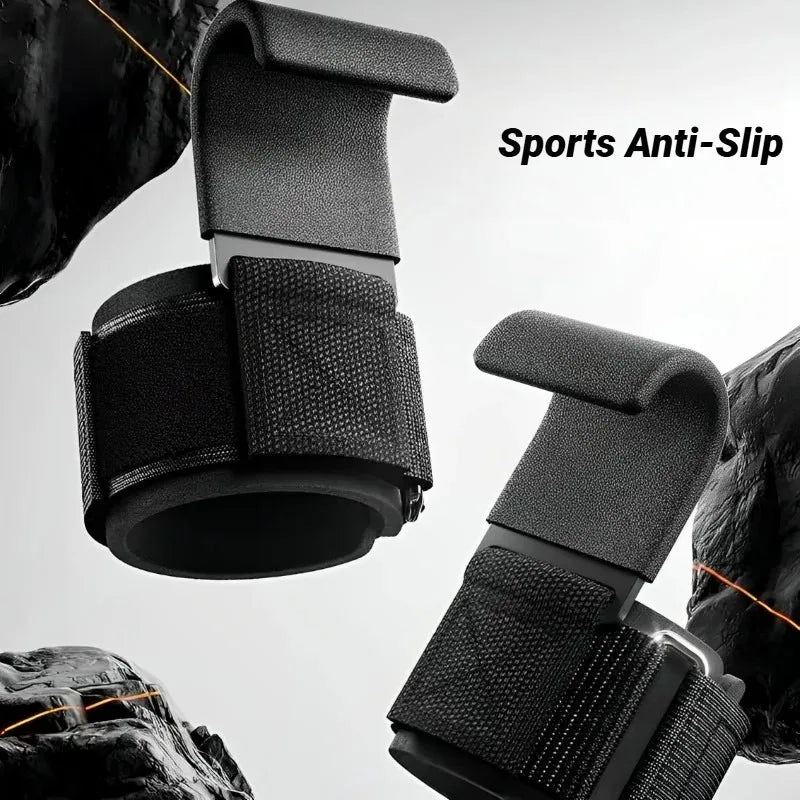 2Pcs Non-Slip Weight Lifting Hookspremium Of Straps Weightlifting Deadlift Exercise Fitness Hook Training Squat Weightlift