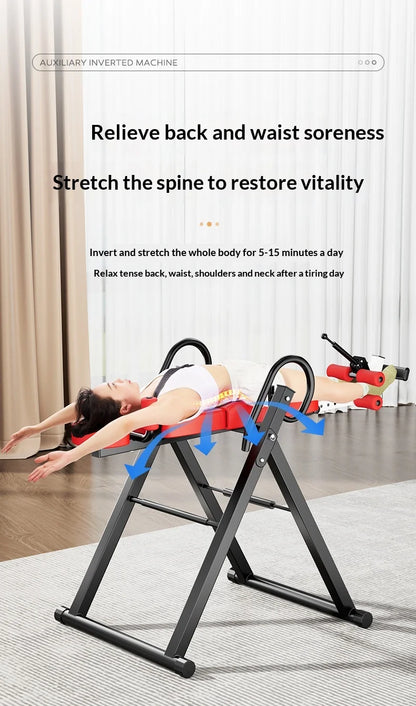 Home Inversion Table: Safe Stretching & Inversion, Body Hanging Device, Indoor Fitness Stretcher & Exerciser