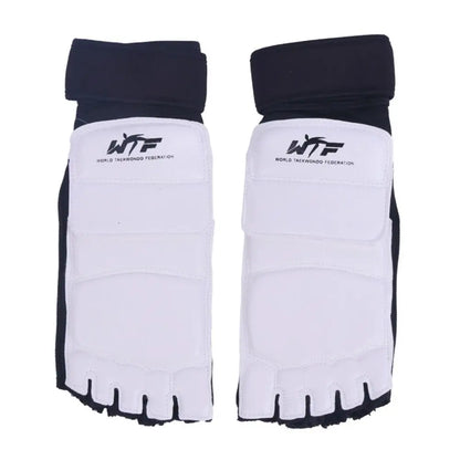 Half Finger Boxing Gloves PU Leather Foot Protector Taekwondo Gloves Karate Muay Thai Training Workout Gloves