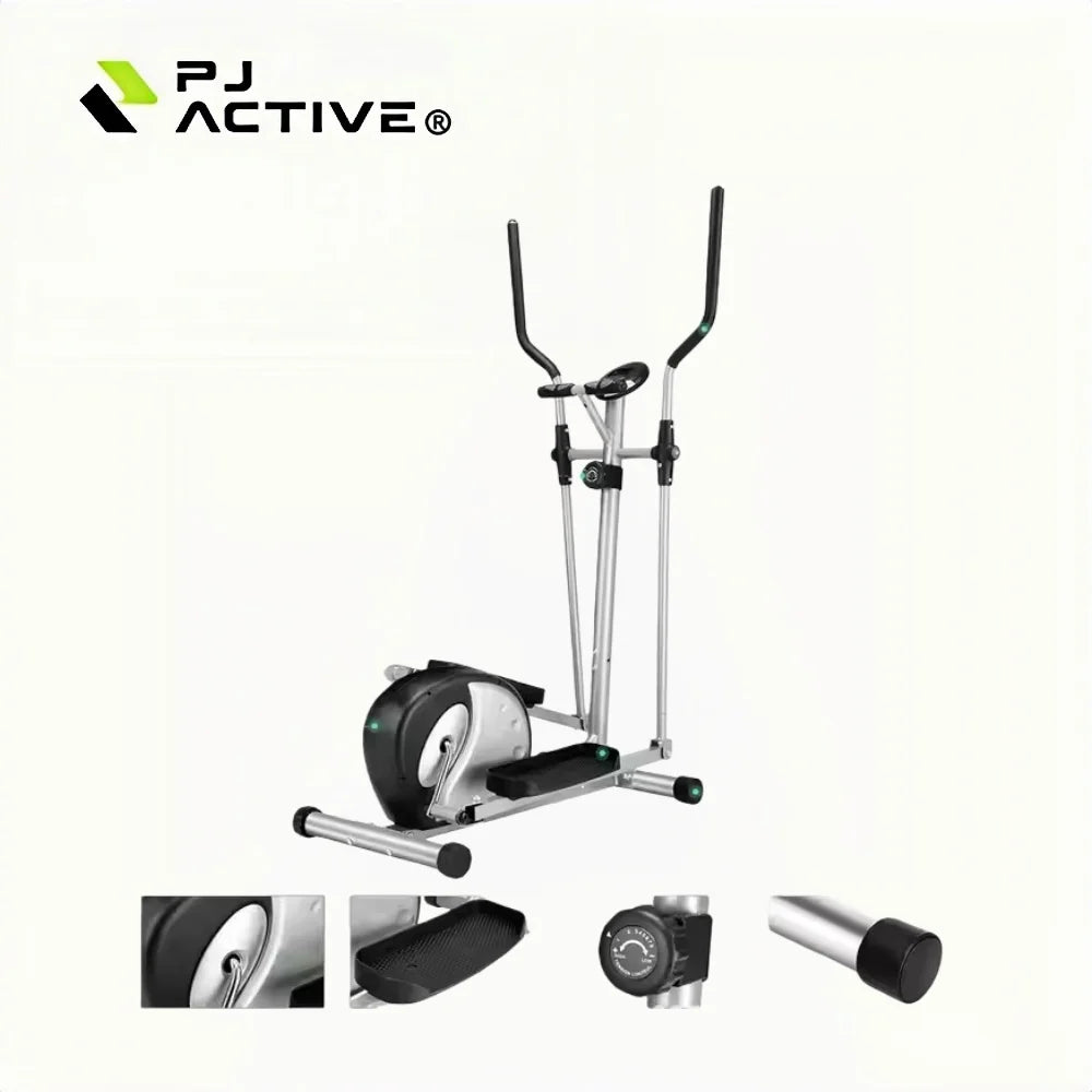 Indoor Magnetic Control Elliptical Trainer Electric Exercise Bike For Home Gym Use For Home Workout
