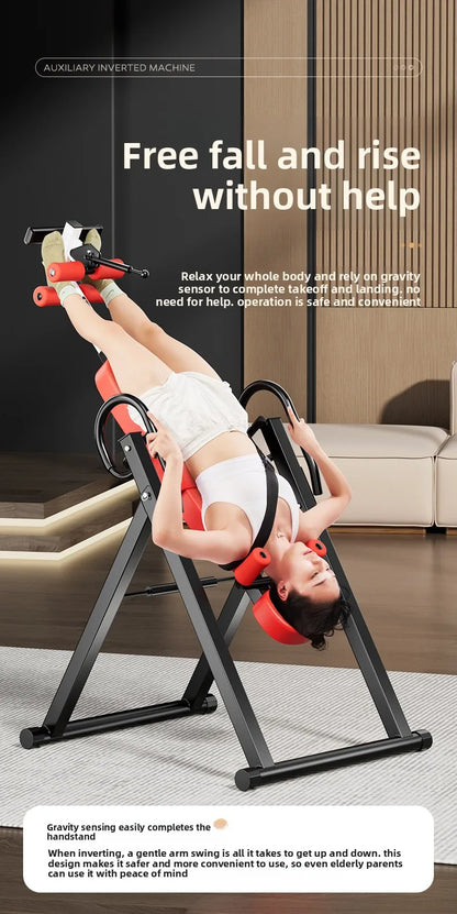 Home Inversion Table: Safe Stretching & Inversion, Body Hanging Device, Indoor Fitness Stretcher & Exerciser