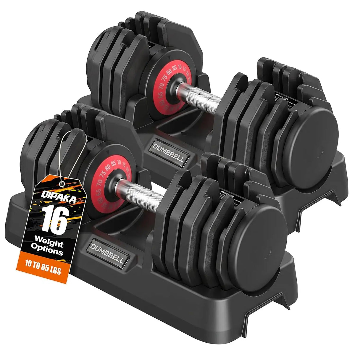 Adjustable Dumbbells Set for Home Gym, Custom