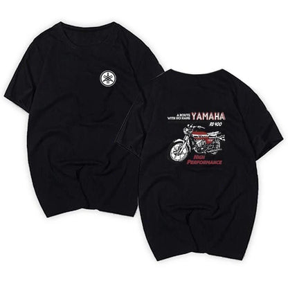 Yamaha Motorcycle Riding Clothing for Men and Women, Half-sleeved and Short-sleeved Summer T-shirts