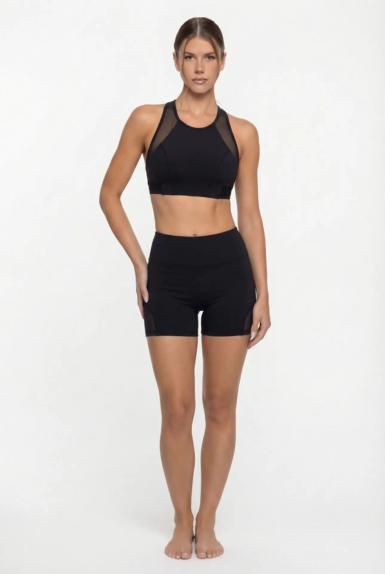 Sports Vest Slim Fit Women's Gym Kit Vacation Sexy Outfits Workout Top Pilates Training Yoga Set Fitness Jogging Two-piece Sets