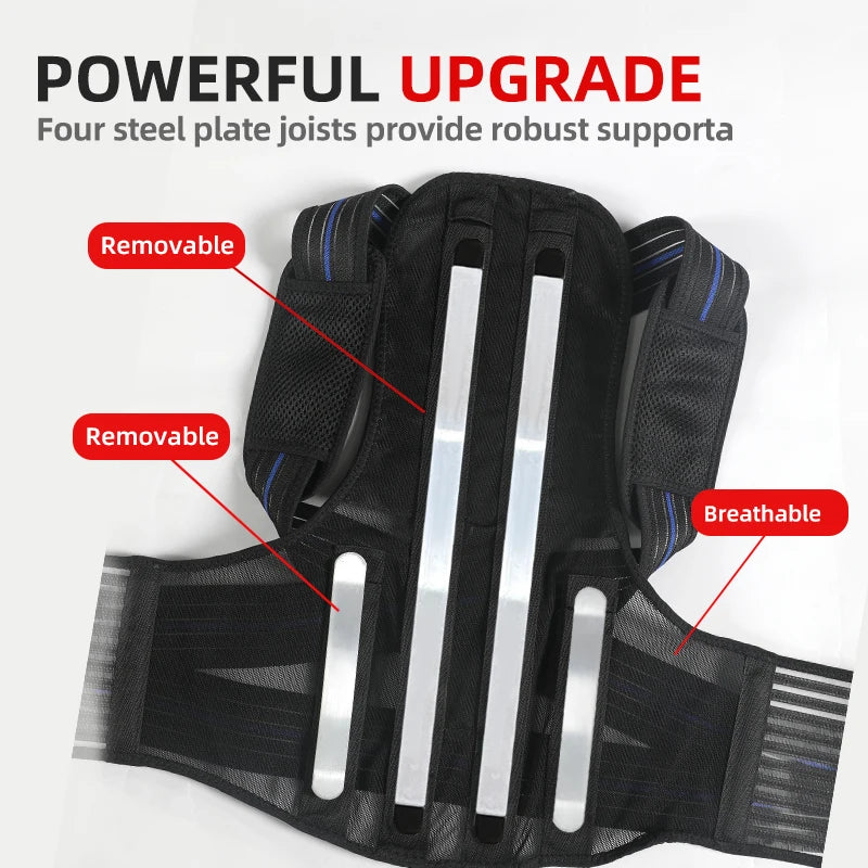 VBOSi Adjustable Back Support Posture Corrector for Men And Women