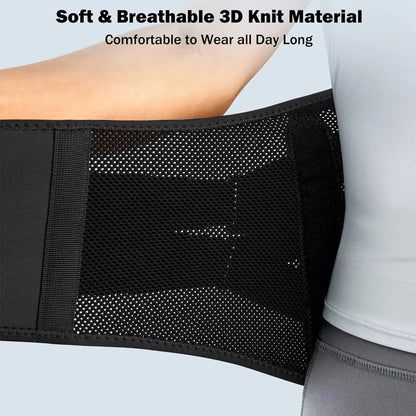 RGGMQQ Back Brace for Lower Back Pain,Ergonomic Support Brace with Comfortable 3D Pad,Lumbar Support Belt for Women Men Sciatica