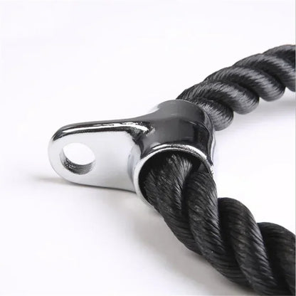 Gym Accessories Fitness Tricep Rope Cable Pull Down Rope Weights Handles For Workout Muscle Training Exercise