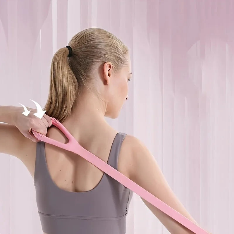 Yoga resistance band, high elasticity for back extension to shape the body, strength and flexibility training, gym, outdoor spor