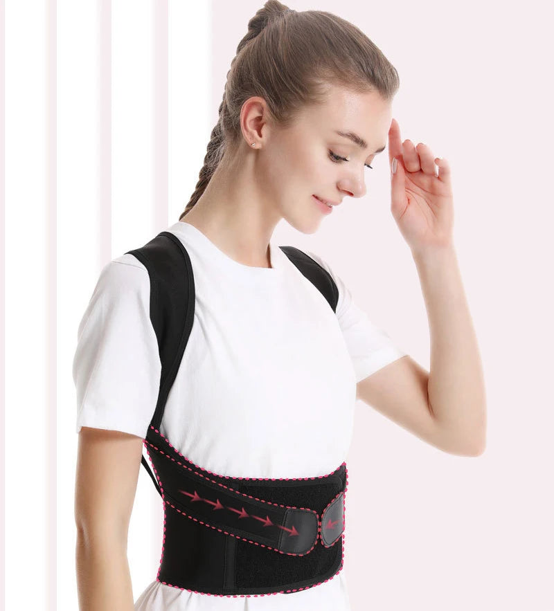 New Adult Posture Corrector Belt Breathable Back Correction Strap Women Men Back Support Sitting Position Correction Tool
