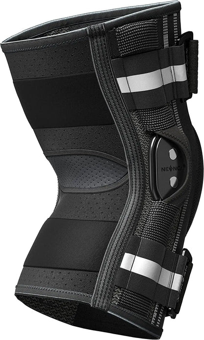 Hinged Knee Brace Dual Side Stabilizers Knee Support for Knee Pain Relief Arthritis Meniscus Tear Injury Recovery ACL MCL PCL