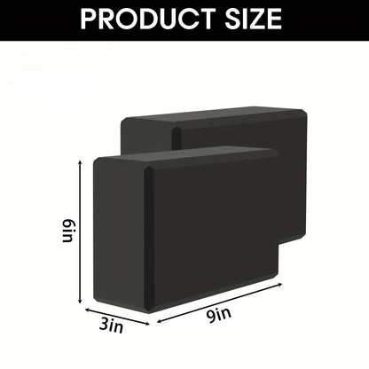 Yoga Blocks - Made from High-Density Foam, Lightweight, Supportive, And Odor-Free - Essential Yoga Gear for Women, Gym